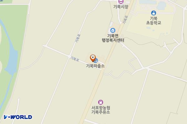 기북파출소 위치 지도 — 경상북도 포항시 북구 기북면 기북로 433