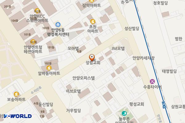 수리산2노상 주차장 위치 지도 — 경기도 안양시 만안구 수리산로 52