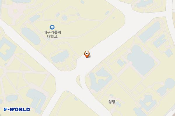 대구가톨릭대학교(본부) 위치 지도 — 경상북도 경산시 하양읍 하양로 13-13