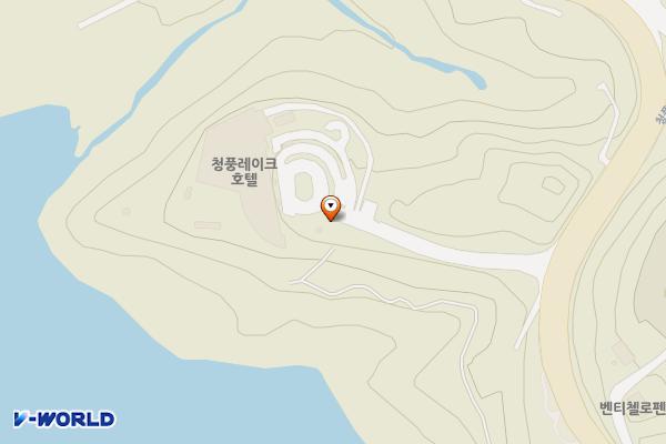 청풍리조트 레이크호텔 위치 지도 — 충청북도 제천시 청풍면 청풍호로 1798