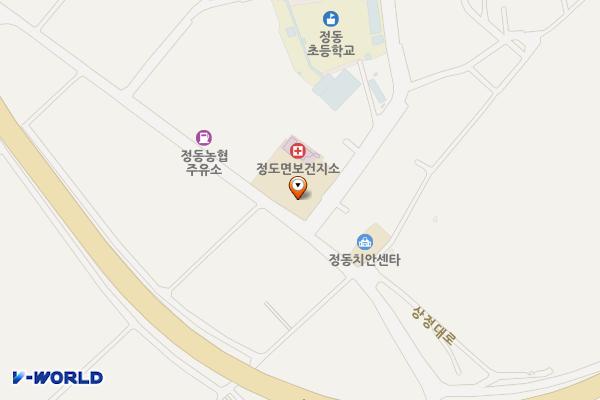 정동면행정복지센터 위치 지도 — 경상남도 사천시 정동면 상정대로 2540-39