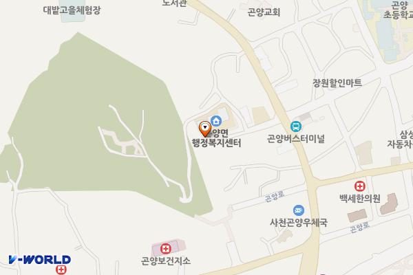 곤양면행정복지센터 위치 지도 — 경상남도 사천시 곤양면 성내리 194-1