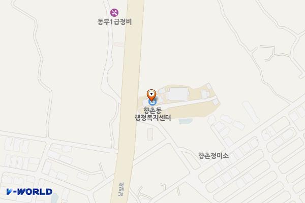 향촌동행정복지센터 위치 지도 — 경상남도 사천시 향촌5길 28