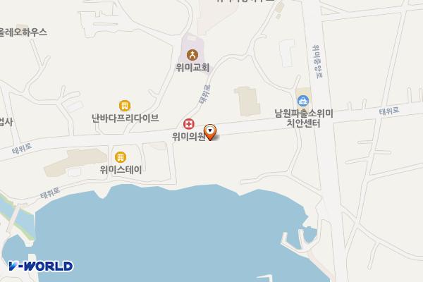 위미농협 하나로마트 위치 지도 — 제주특별자치도 서귀포시 남원읍 태위로 126