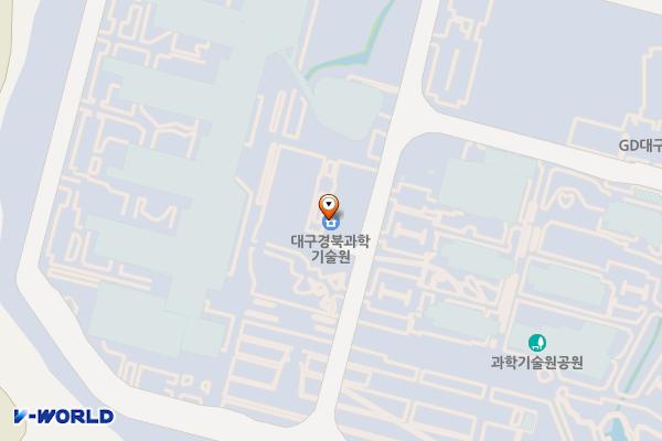 대구경북과학기술원 위치 지도 — 대구광역시 달성군 현풍읍 테크노중앙대로 333