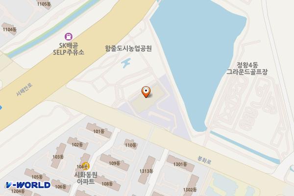 경기도 검도회관 위치 지도 — 경기도 시흥시 정왕동 1774-2