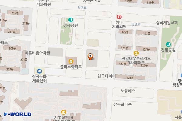 장곡제2공영주차장 위치 지도 — 경기도 시흥시 장곡동 819-1