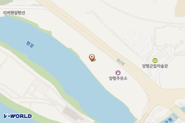 스타벅스 더양평DT점 위치 지도 — 경기도 양평군 양평읍 양근로 76