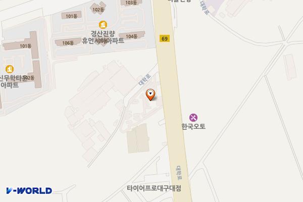스타벅스 경산하양DT점 위치 지도 — 경상북도 경산시 진량읍 대학로 1417