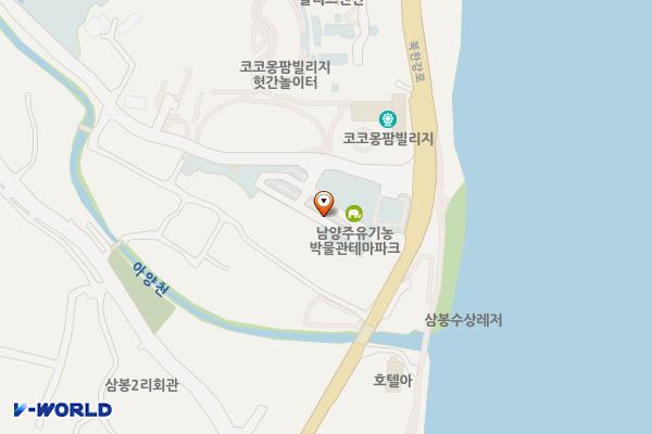 유기농테마파크 위치 지도 — 경기도 남양주시 조안면 북한강로 881