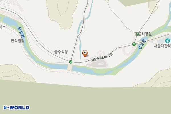 수목원입구노외 주차장 위치 지도 — 경기도 안양시 만안구 예술공원로 251