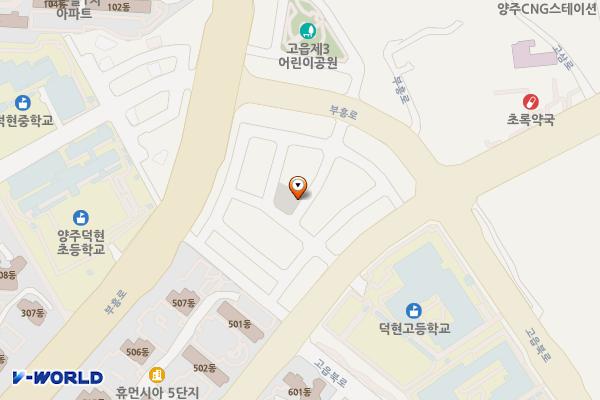 고읍(만송동)공영주차장 위치 지도 — 경기도 양주시 만송동 689-4