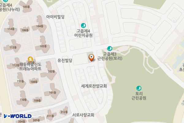 고읍(3)공영주차장 위치 지도 — 경기도 양주시 광사동 679-2