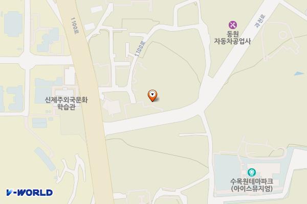 넥슨박물관 위치 지도 — 제주특별자치도 제주시 1100로 3198-8