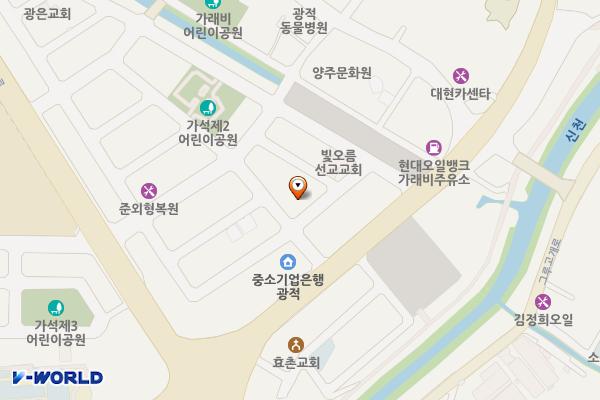 광적가석지구 공영주차장 위치 지도 — 경기도 양주시 광적면 가납리 870-5