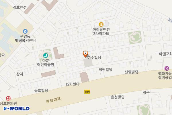 중촌경로당 주차장 위치 지도 — 경기도 안양시 동안구 관악대로359번길 20-22