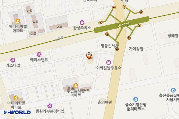 춘의동행정복지센터 위치 지도 — 경기도 부천시 원미구 부천로209번길 19