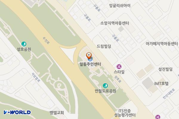 일동주민센터 위치 지도 — 경기도 안산시 상록구 성호로 53