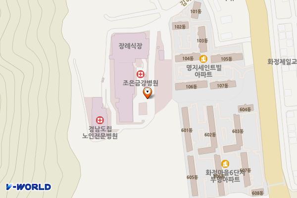 김해조은금강병원 위치 지도 — 경상남도 김해시 김해대로 1814-37