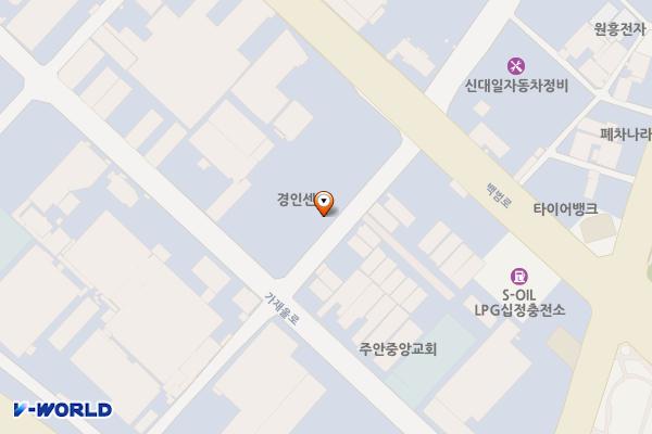 경인센타 위치 지도 — 인천광역시 부평구 백범로577번길 20