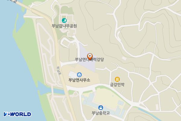 부남체육공원 주차장 위치 지도 — 전북특별자치도 무주군 부남면 부남로 892-8