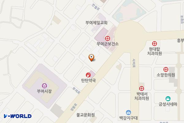 부여축협축산종합지원센터 위치 지도 — 충청남도 부여군 남면 삼용로 3-40