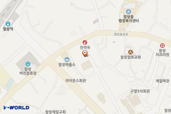 함창농협 위치 지도 — 경상북도 상주시 함창읍 함창시장1길 10