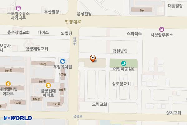 칠금누리식자재마트 위치 지도 — 충청북도 충주시 칠금11길 17