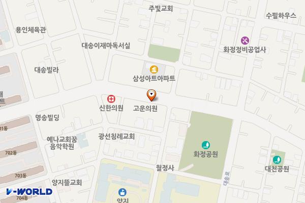 대학길 제1 공영주차장 위치 지도 — 울산광역시 동구 대학길 72