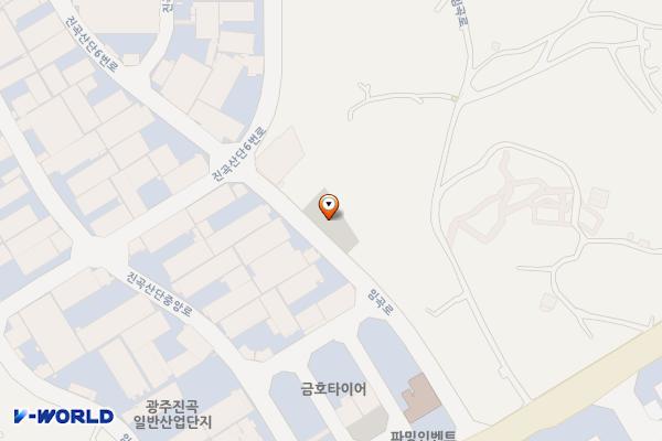 진곡일반산업단지 주차장1 위치 지도 — 전남광주통합특별시 광산구 고룡동 997