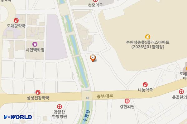 팔달주차타워 위치 지도 — 경기도 수원시 팔달구 수원천로 254