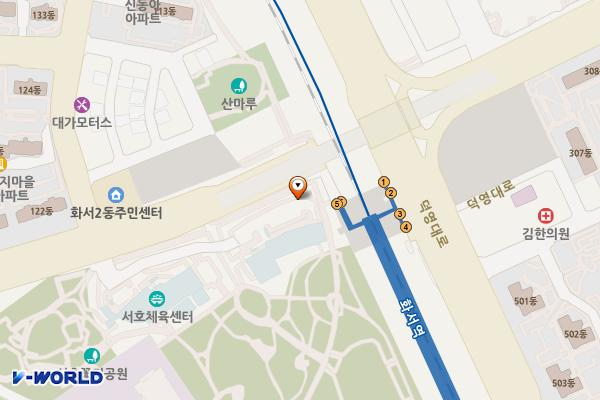 서호체육센터 위치 지도 — 경기도 수원시 팔달구 수성로 120
