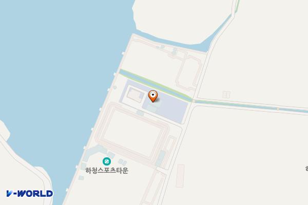 하청스포츠타운 위치 지도 — 경상남도 거제시 하청면 사환2길 80