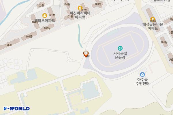 거제시 아주공설운동장 위치 지도 — 경상남도 거제시 아주로3길 55-1