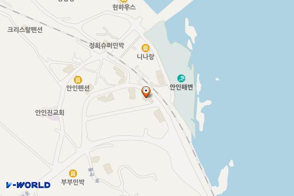 해안선모텔 위치 지도 — 강원특별자치도 강릉시 강동면 안인일출길 36