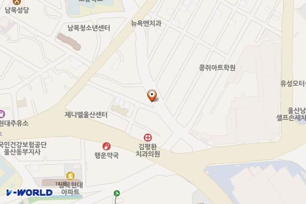 옥류로노상공영주차장 위치 지도 — 울산광역시 동구 옥류로 11
