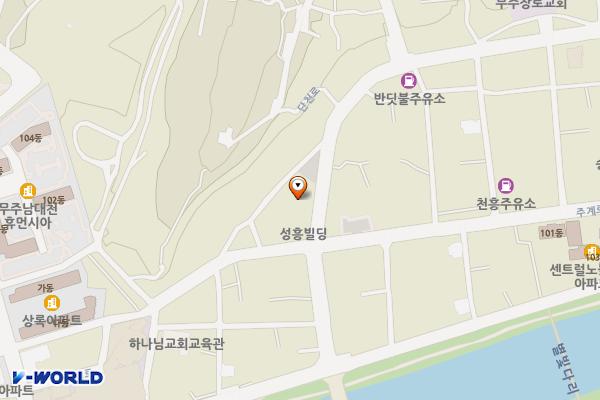 시장사거리 CU편의점 옆 주차장 위치 지도 — 전북특별자치도 무주군 무주읍 읍내리 1098-1