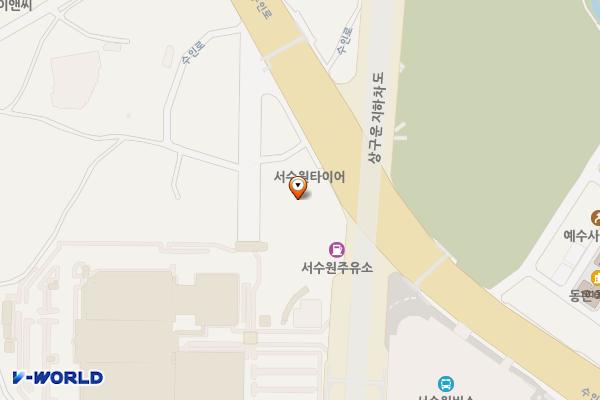 다이소수원구운점 위치 지도 — 경기도 수원시 권선구 수인로 313