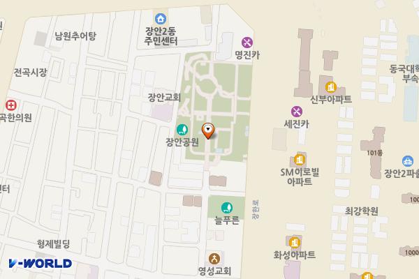 장안근린공원 공영주차장 위치 지도 — 서울특별시 동대문구 장한로 191
