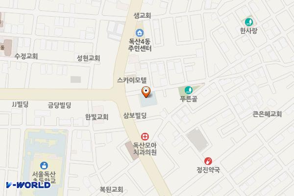 서울불교대학원대학교 위치 지도 — 서울특별시 금천구 독산로70길 8