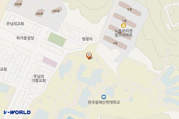 한국침례신학대학교 위치 지도 — 대전광역시 유성구 북유성대로 190