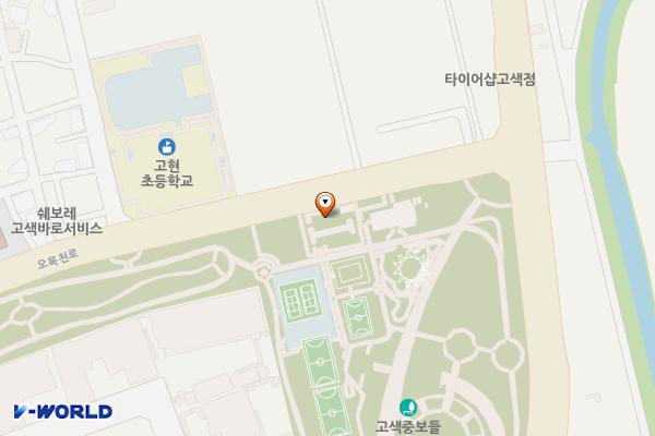 고색중보들공원 위치 지도 — 경기도 수원시 권선구 오목천로 270
