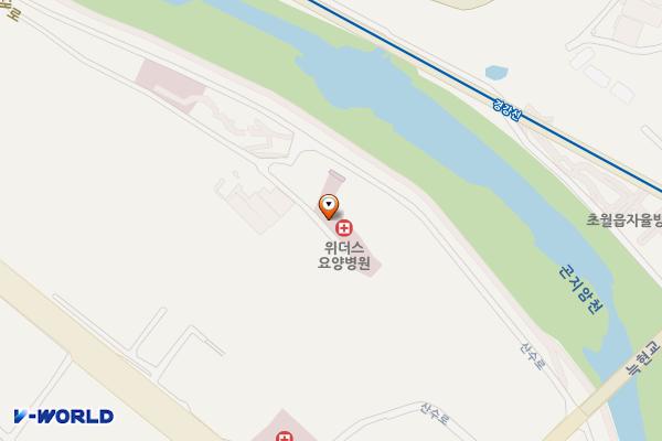 해강의료재단(위더스요양병원) 위치 지도 — 경기도 광주시 초월읍 경충대로 974-56