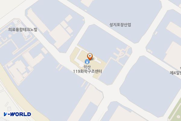 중앙119구조본부(익산119화학구조센터) 위치 지도 — 전북특별자치도 익산시 함열읍 익산대로78길 287