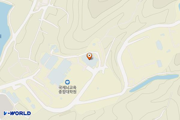 국제뇌교육종합대학원대학교 위치 지도 — 충청남도 천안시 동남구 목천읍 교천지산길 284-31