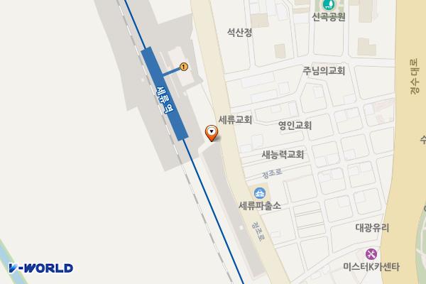 세류역환승주차장 위치 지도 — 경기도 수원시 권선구 정조로 379