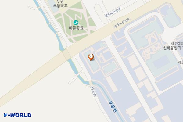 한국폴리텍대학교 석유화학공정 기술원 위치 지도 — 울산광역시 남구 테크노산업로81번길 4