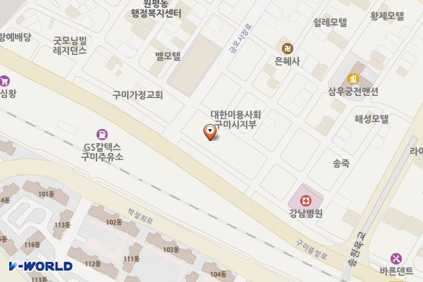 G7스퀘어 위치 지도 — 경상북도 구미시 야은로 296