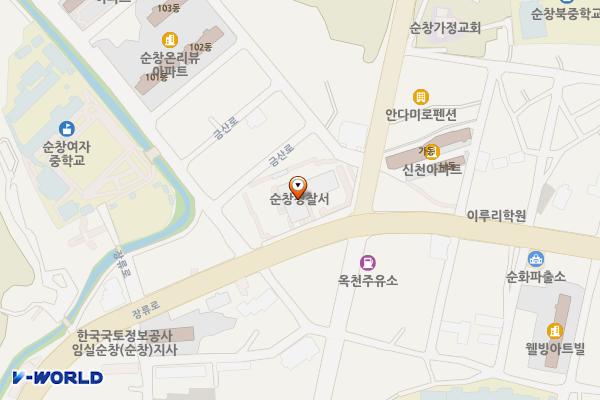 순창경찰서 위치 지도 — 전북특별자치도 순창군 순창읍 장류로 311
