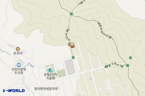 나대지주차장(市) 위치 지도 — 경기도 과천시 문원청계길 39-15